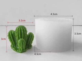 Molde silicona bouquet de cactus ALTO